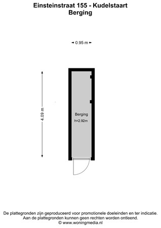 Floorplan - Einsteinstraat 155, 1433 KH Kudelstaart